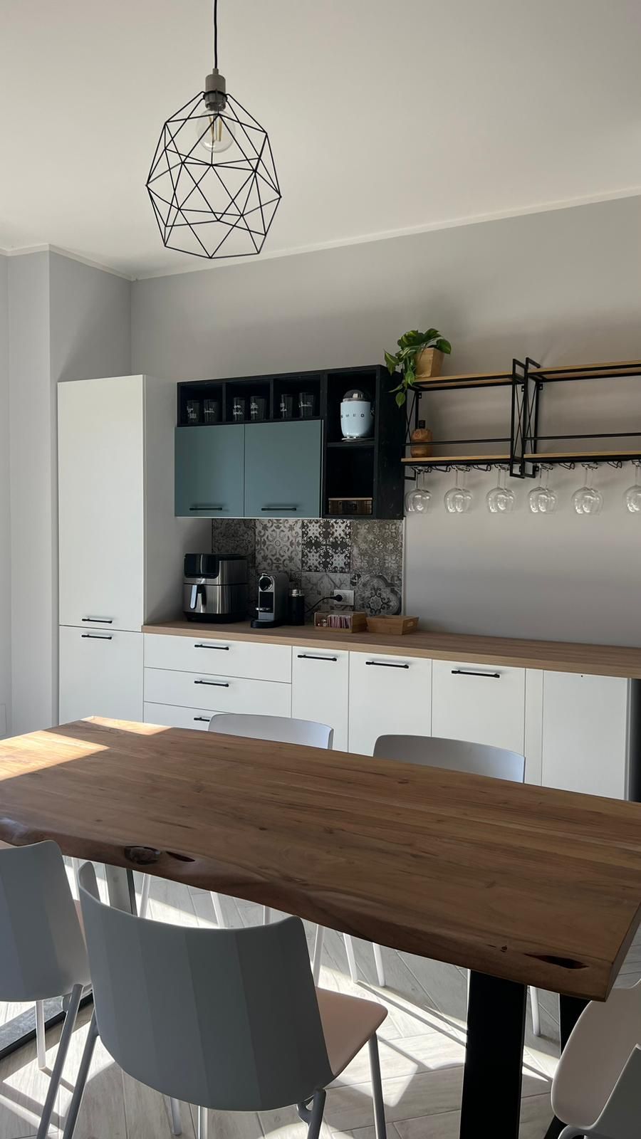 Cucina Artea con pensili a giorno
