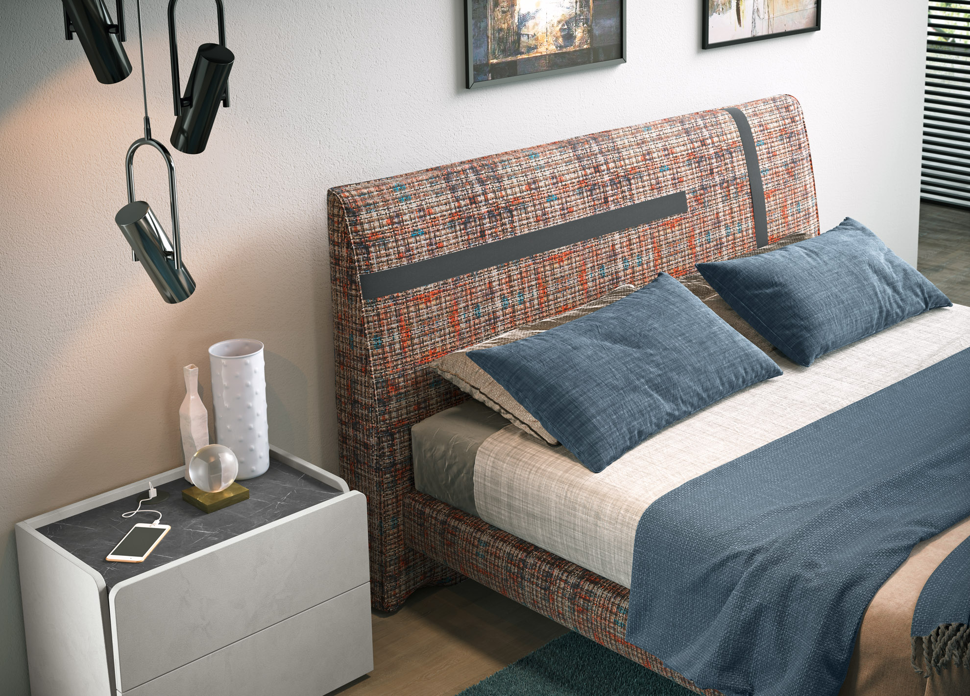 Letto e comodino Corso11